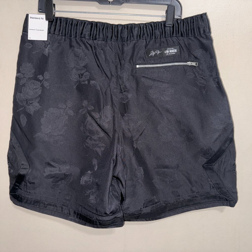 Jordan x A Ma Maniere “Black Jacquard Shorts” Men Size L DJ9754-010 Brand New - Picture 3 of 8
